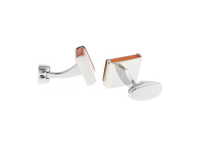 Topaz Slip Stone Cufflinks Silver Platting Bands Topaz Like Stone Stripe Anniversary Gift Classic Cuff Links Groomsmen Gift