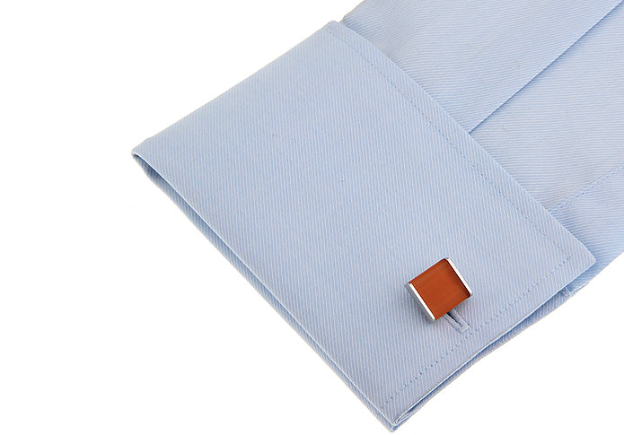 Topaz Slip Stone Cufflinks Silver Platting Bands Topaz Like Stone Stripe Anniversary Gift Classic Cuff Links Groomsmen Gift