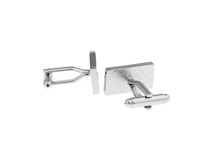 Dominos Cufflinks Silver Black Enamel Domino Cuff Links