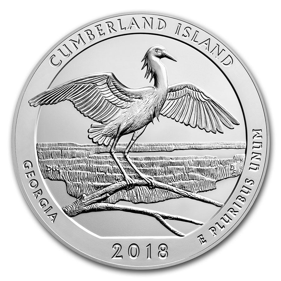 Cumberland Island National Seashore Coin Lapel Pin Uncirculated U.S. Quarter 2018 Tie Pin