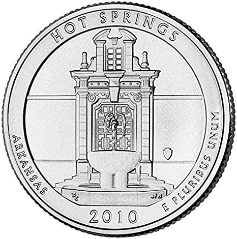 Hot Springs National Park Coin Lapel Pin Uncirculated U.S. Quarter 2010 Tie Pin