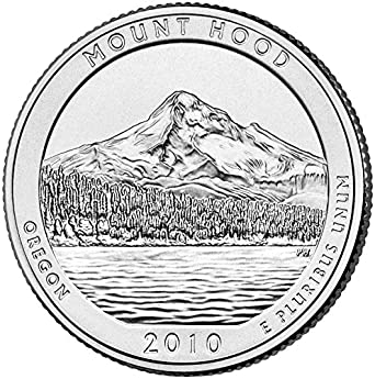 Mount Hood National Forest Coin Lapel Pin Uncirculated U.S. Quarter 2010 Tie Pin