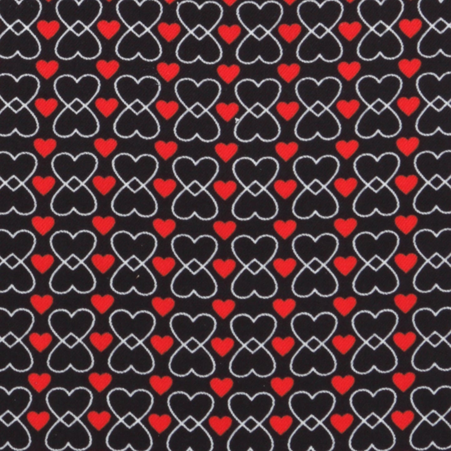 Intertwined Hearts Pocket Square