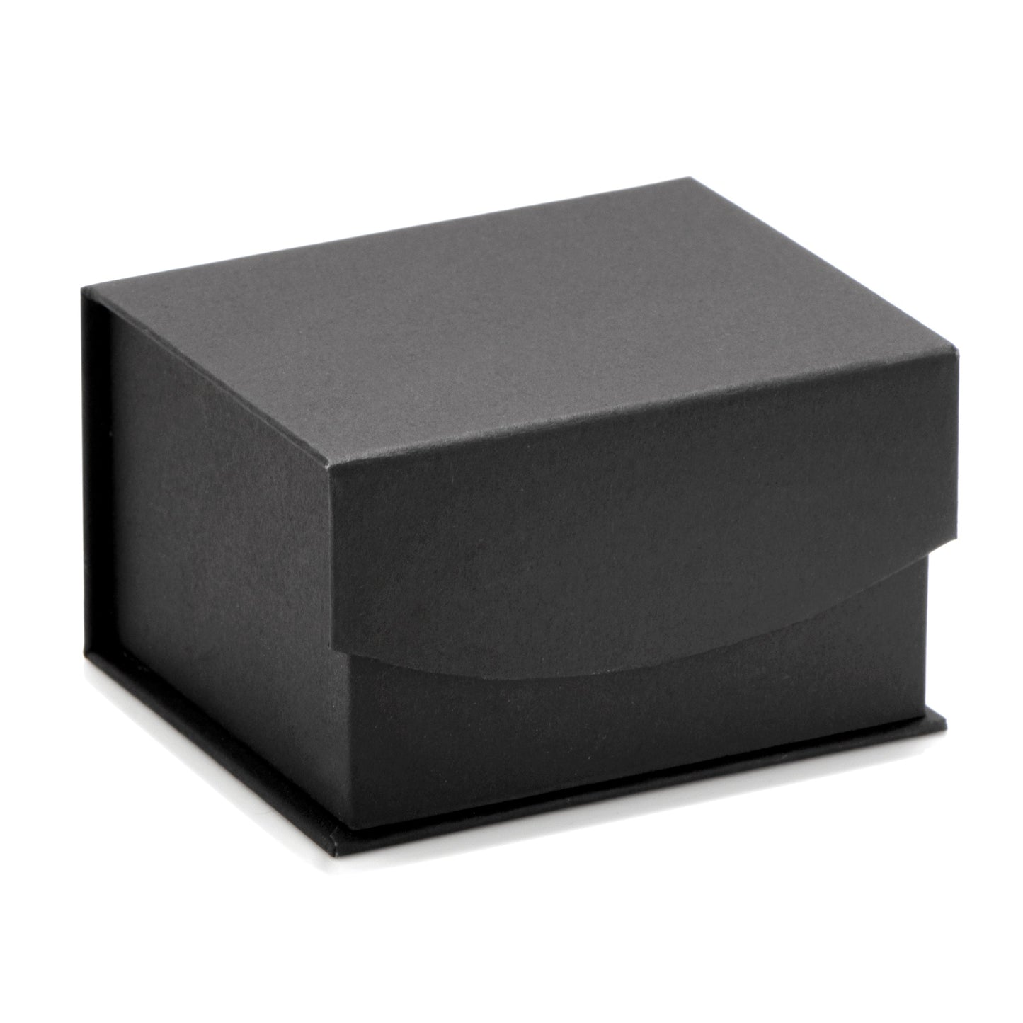 Black rectangular box on a white background