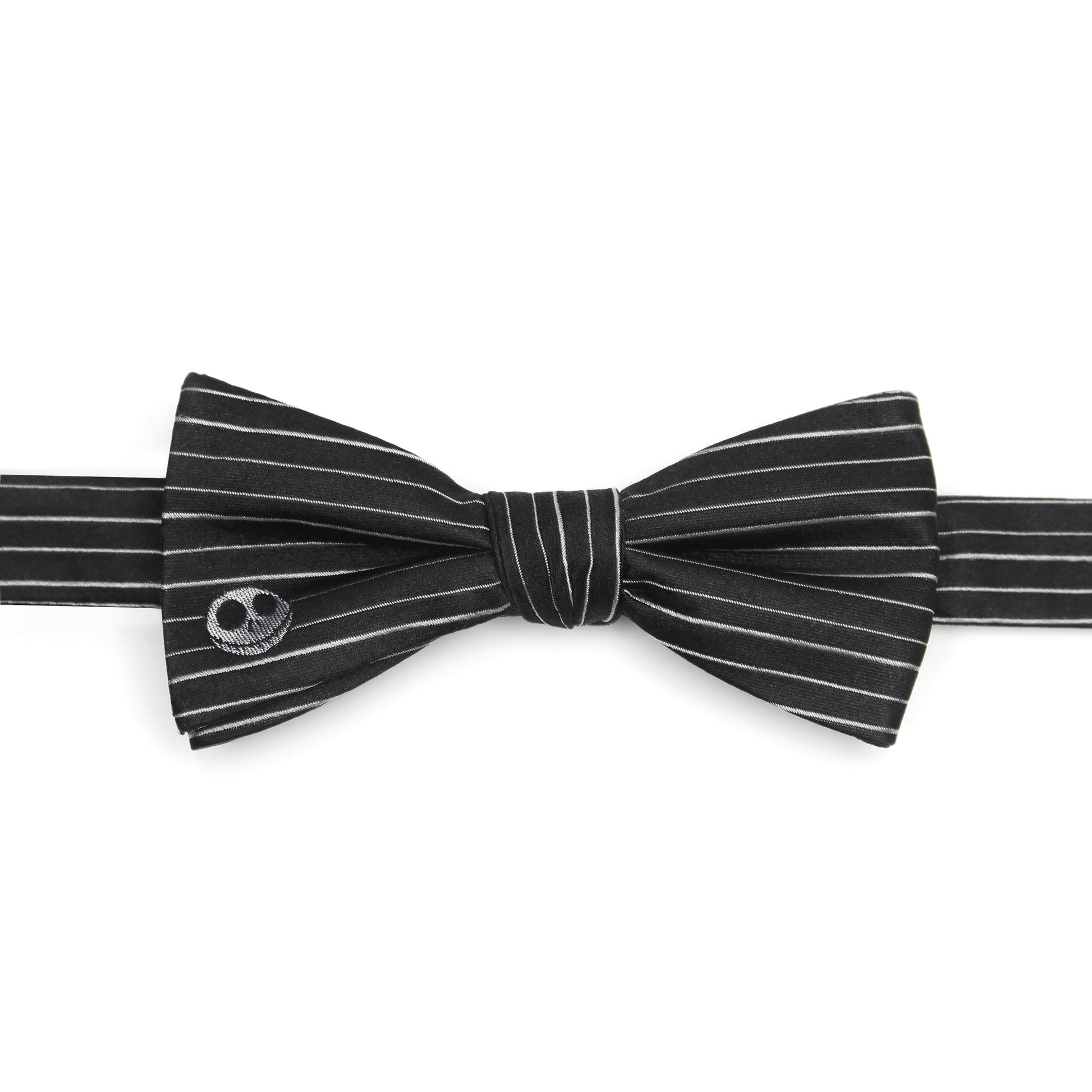 Disney Jack Skellington striped silk bow tie for men