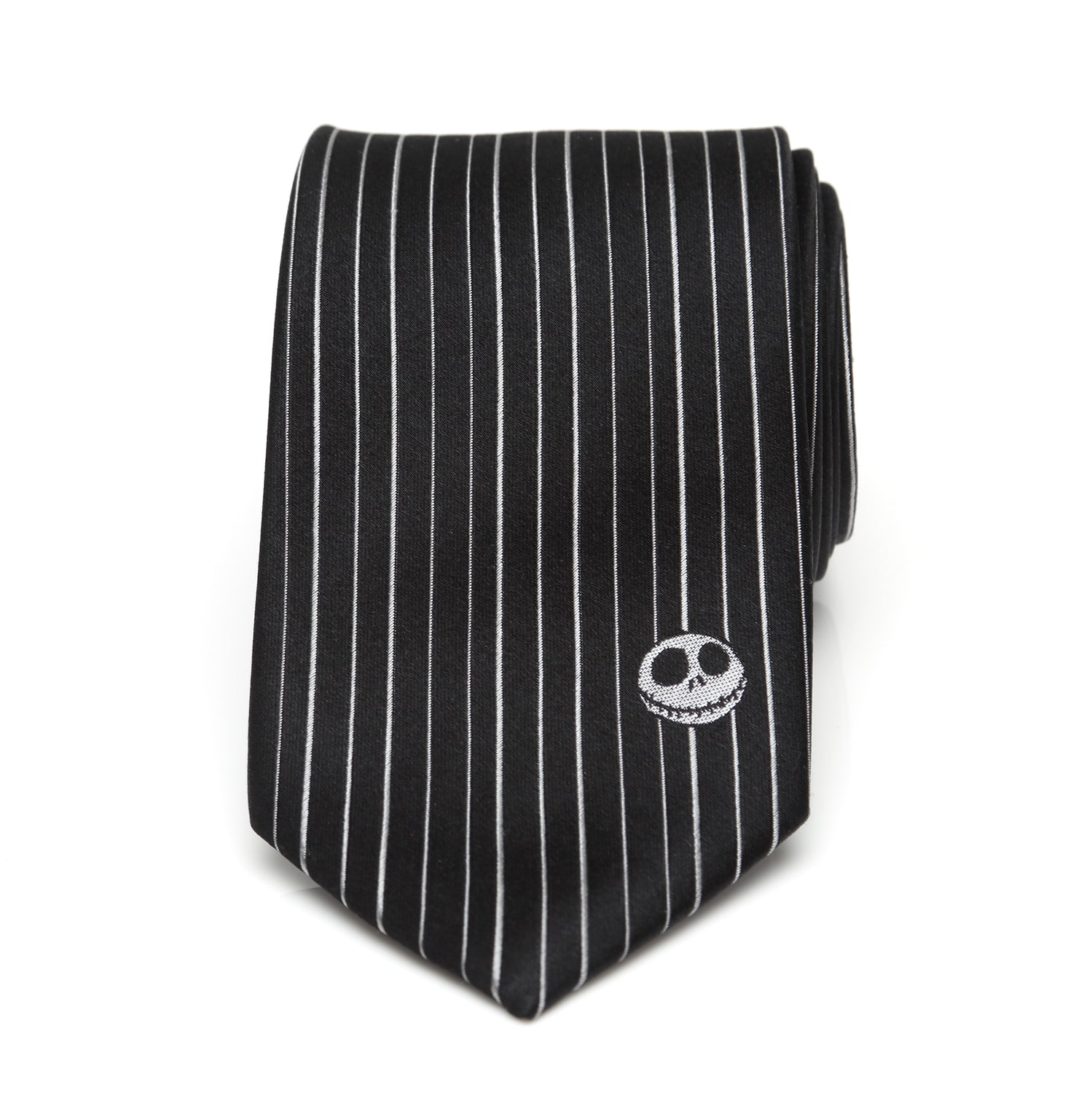 Disney Jack Skellington striped silk tie for men