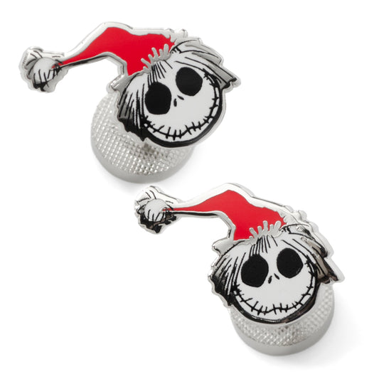 Disney Jack Skellington Santa cufflinks for men