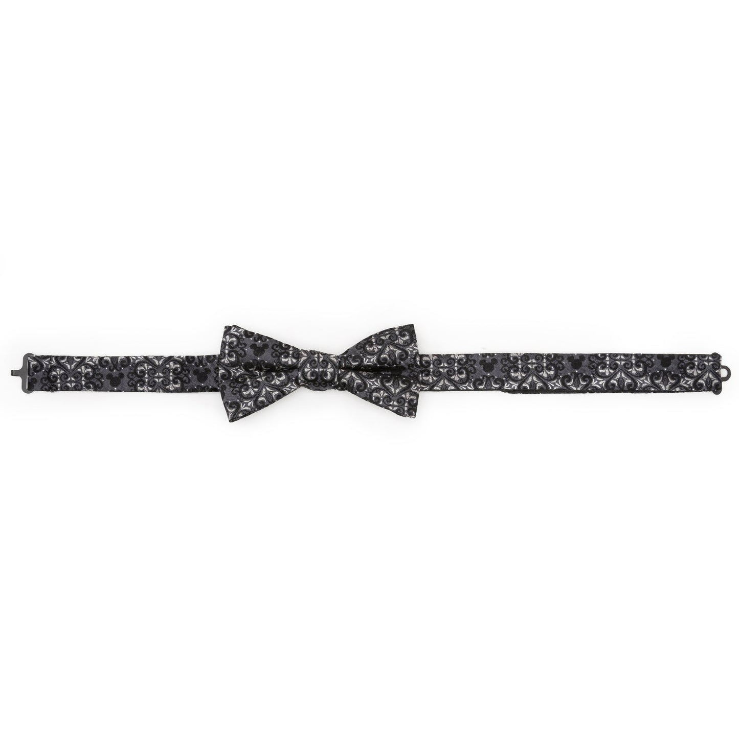 Black floral bow tie on a white background Hidden Mickey house