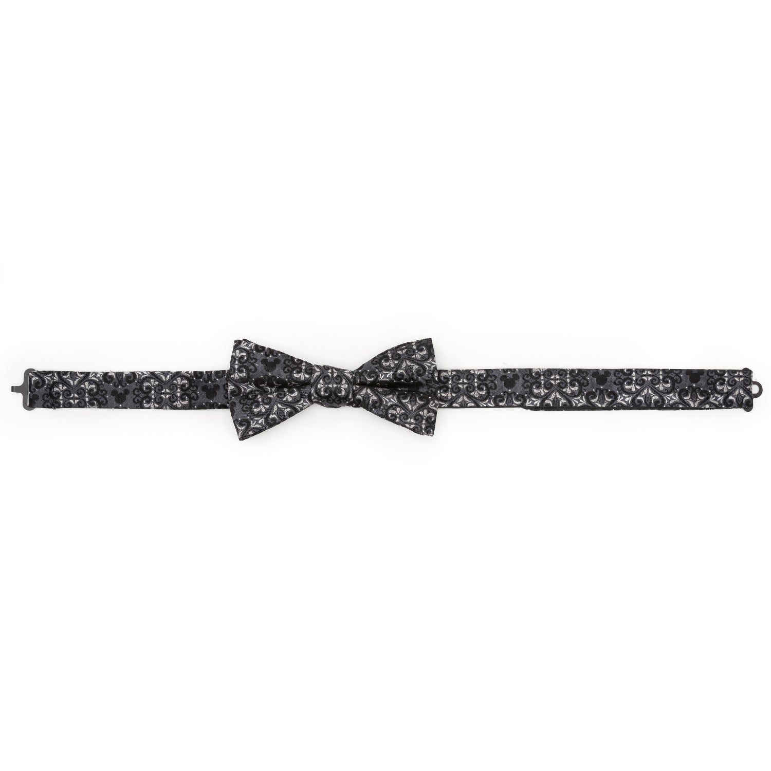 Black floral bow tie on a white background Hidden Mickey house