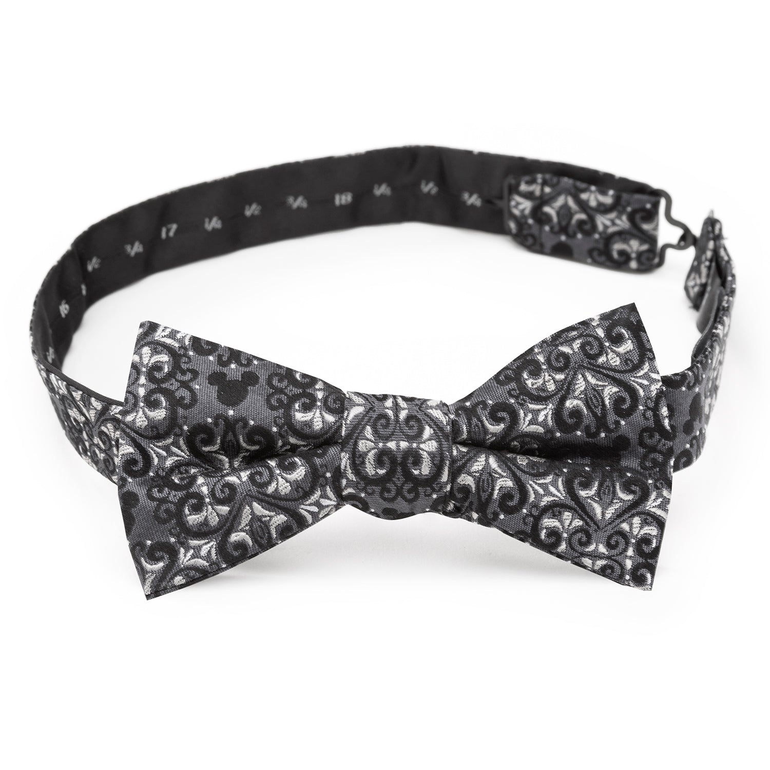Patterned bow tie on a white background Mickey Mouse