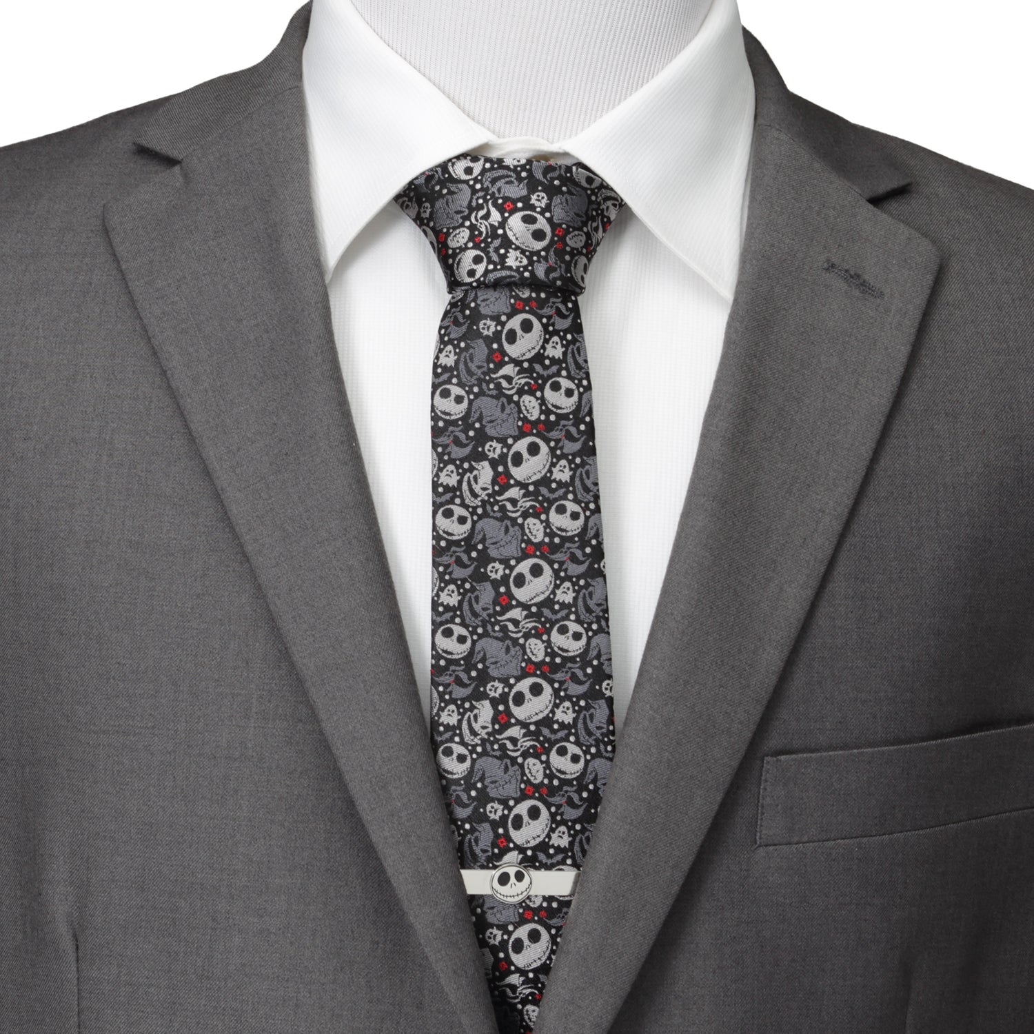 Nightmare Before Christmas tie with Oogie Boogie and Zero design