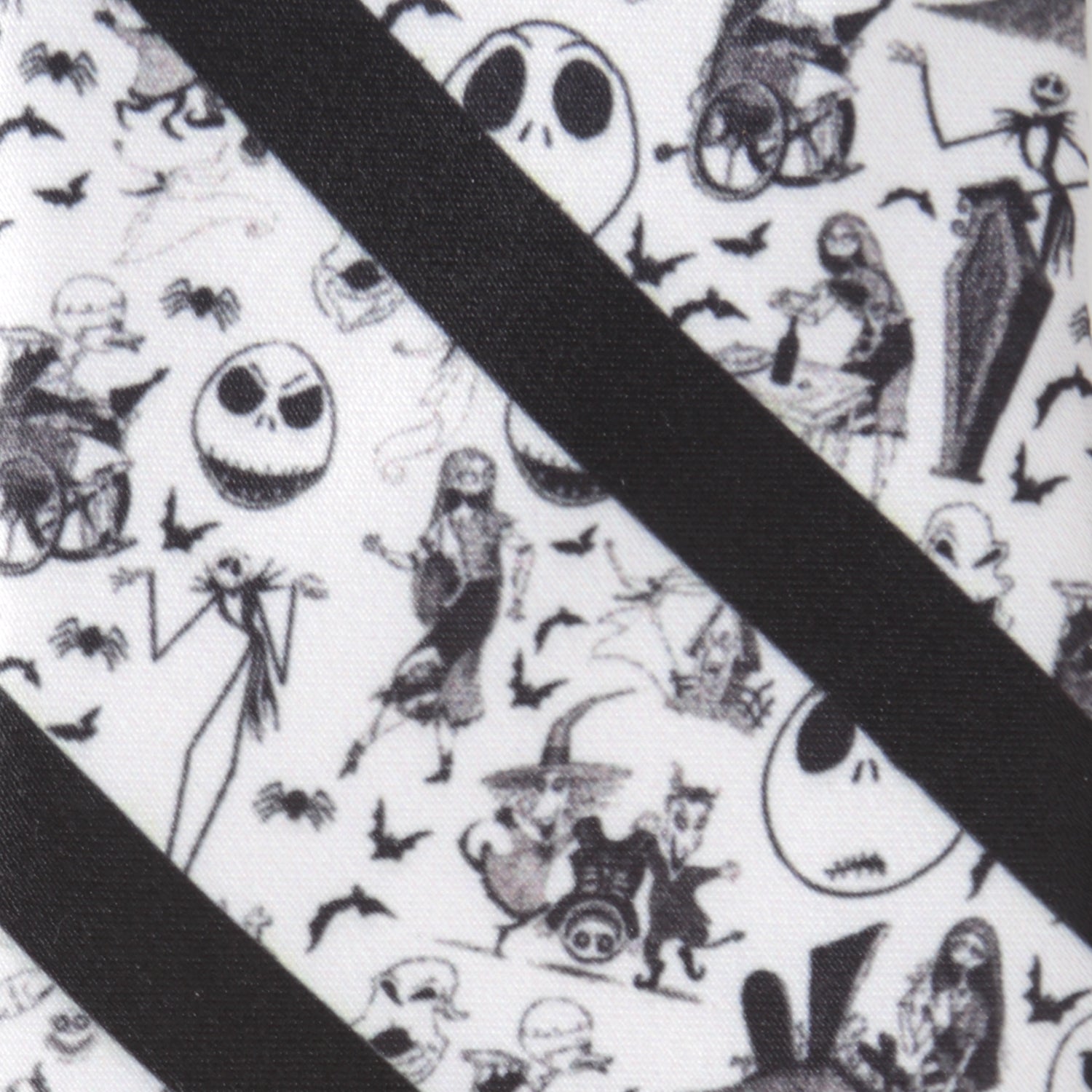 Nightmare Before Christmas tie with Jack Skellington and Oogie Boogie