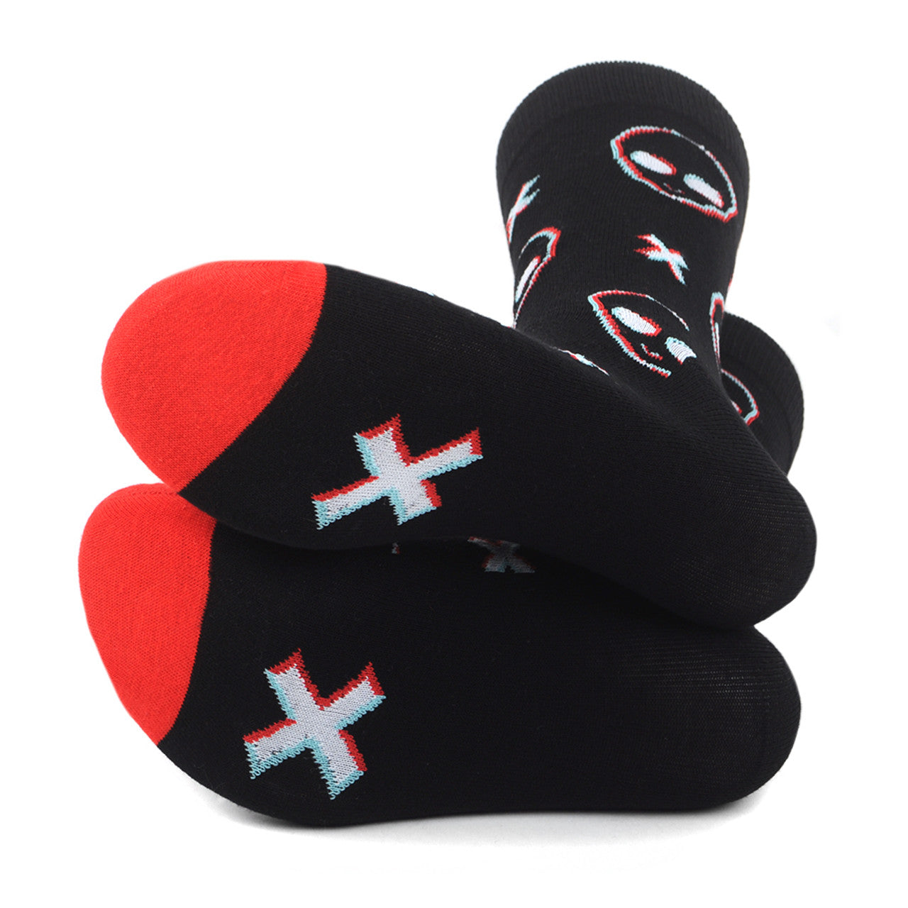 Men's Alien Novelty Socks Area 51 Socks Groom Lake Gifts Alien Party Socks Roswell Socks Fun Crazy Visitors From Beyond