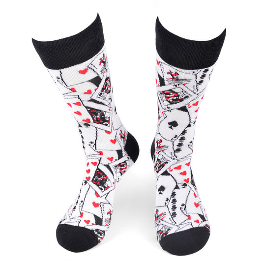 Wild Las Vegas Wedding Socks Men Novelty Socks Personalized Socks Vegas Gifts Cool Socks Gambling Delight Socks Gift Cool Playing Cards Gift