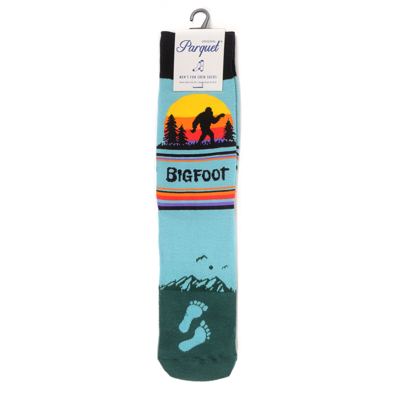 Wild Bigfoot Socks Men's Wild Outdoor Novelty Socks Gray Crazy Big Foot Wildlife Mountains Socks Mans Yeti Socks Great Gift Funny Socks