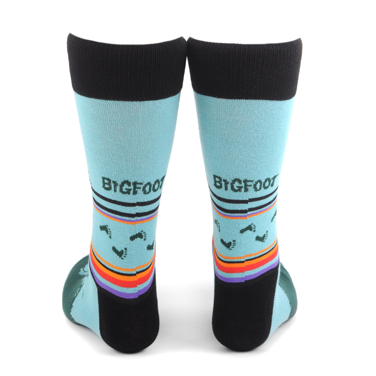Wild Bigfoot Socks Men's Wild Outdoor Novelty Socks Gray Crazy Big Foot Wildlife Mountains Socks Mans Yeti Socks Great Gift Funny Socks
