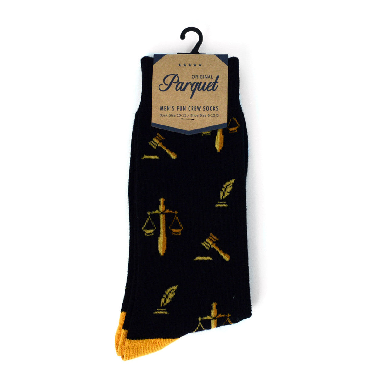 Valentines Gift Lawyer Novelty Socks Law and Order Scale of Justice Themed Dad Gifts Cool Socks Groomsmen Socks Lawyer Gift for Man Black