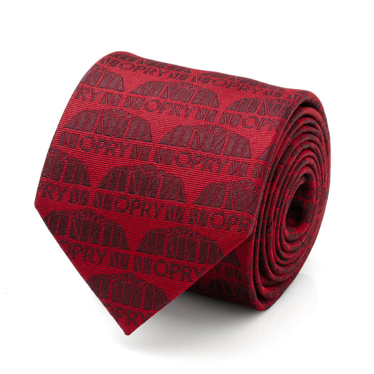 Grand Ole Opry Auditorium red men’s tie – official Nashville country music necktie