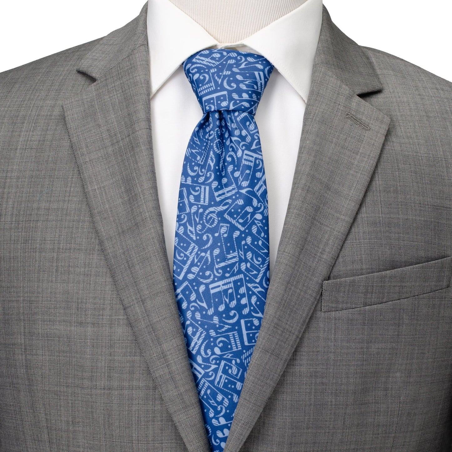 Grand Ole Opry musical blue men’s tie – officially licensed country music necktie
