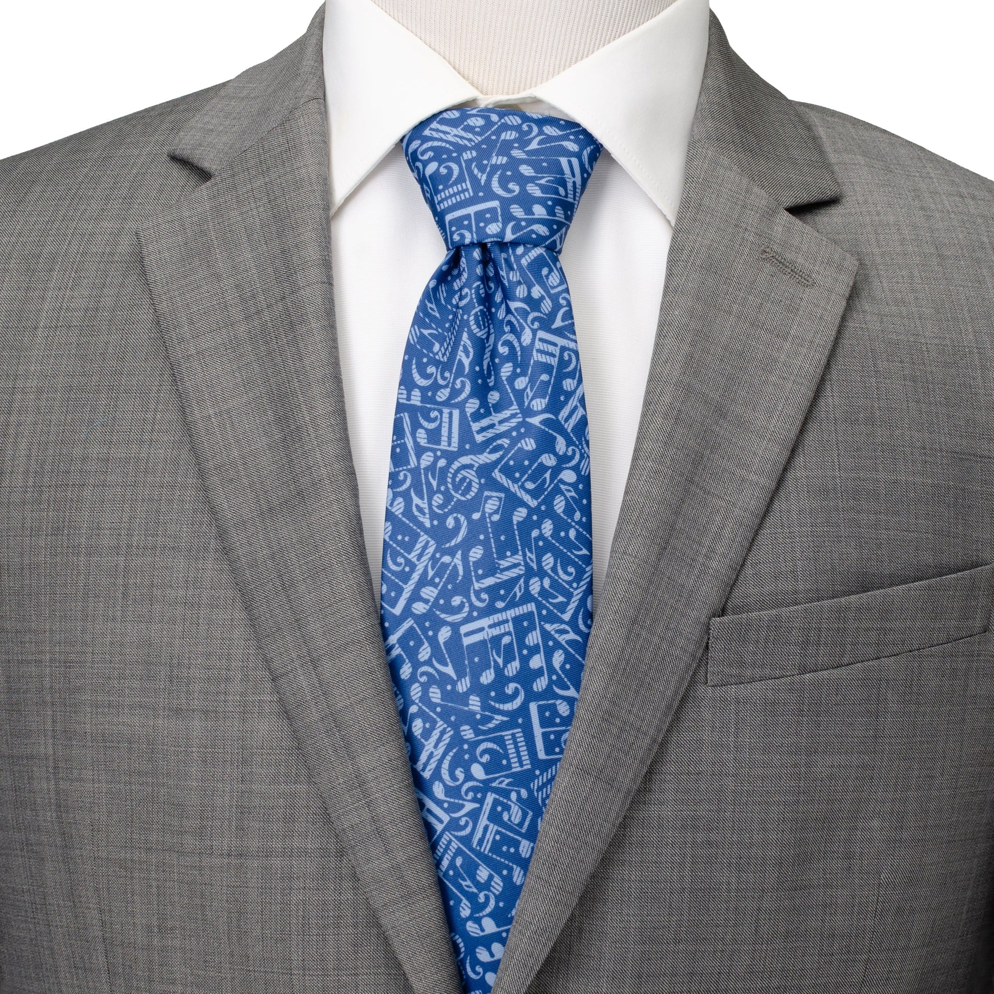 Grand Ole Opry musical blue men’s tie – officially licensed country music necktie
