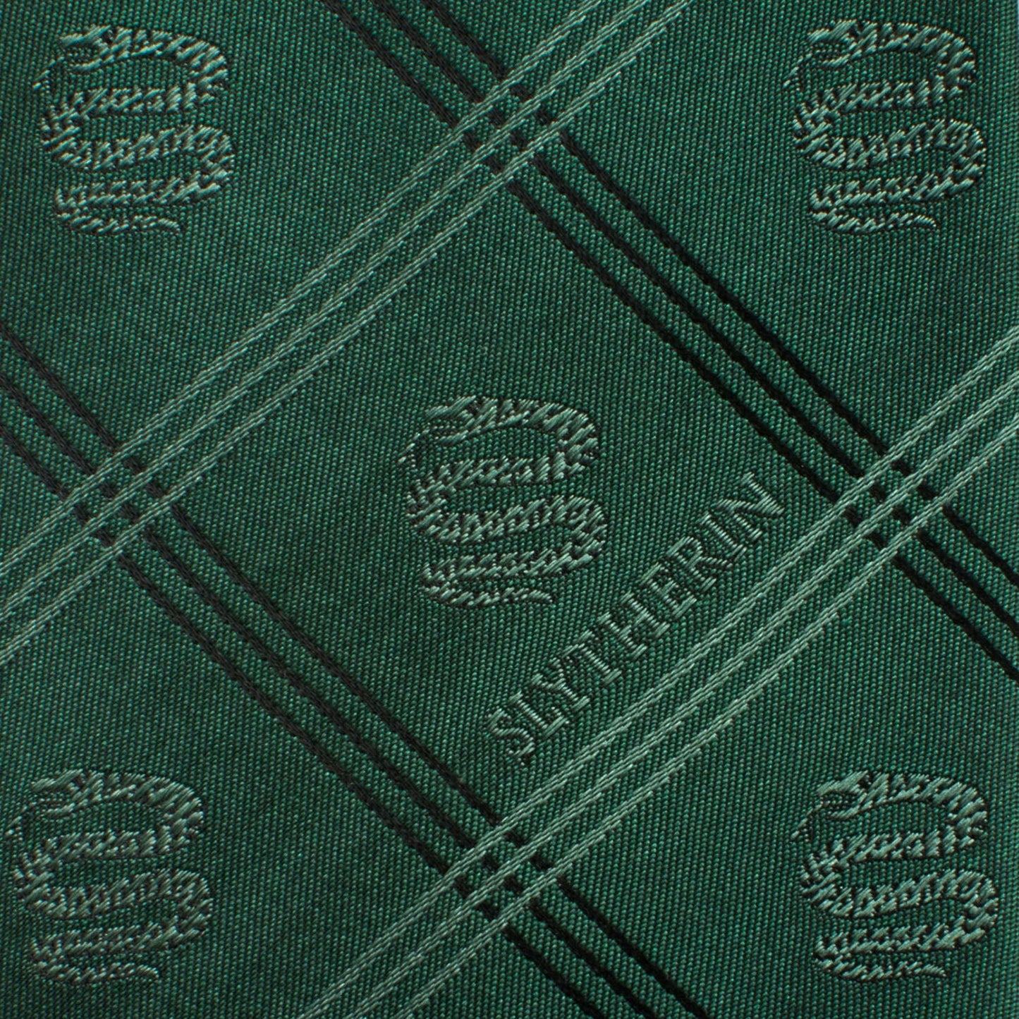Harry Potter Slytherin Plaid Tie