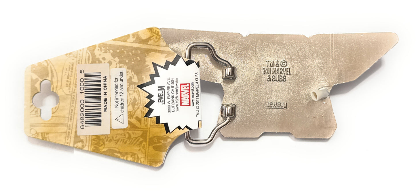 Backside belt buckle