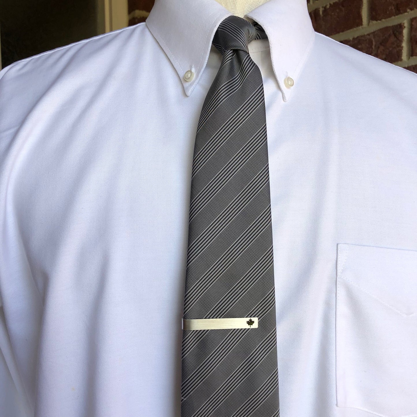 Canada Maple Leaf Tie Bar Men's Executive Tie Bar Natural Maple Leaf Tie Clip Tie Bar Canada Gift Canadian Gift
