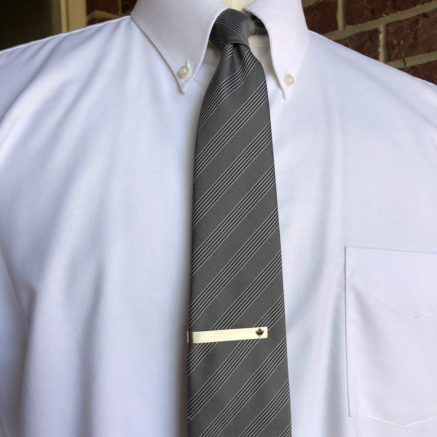 Canada Maple Leaf Tie Bar Men's Executive Tie Bar Natural Maple Leaf Tie Clip Tie Bar Canada Gift Canadian Gift