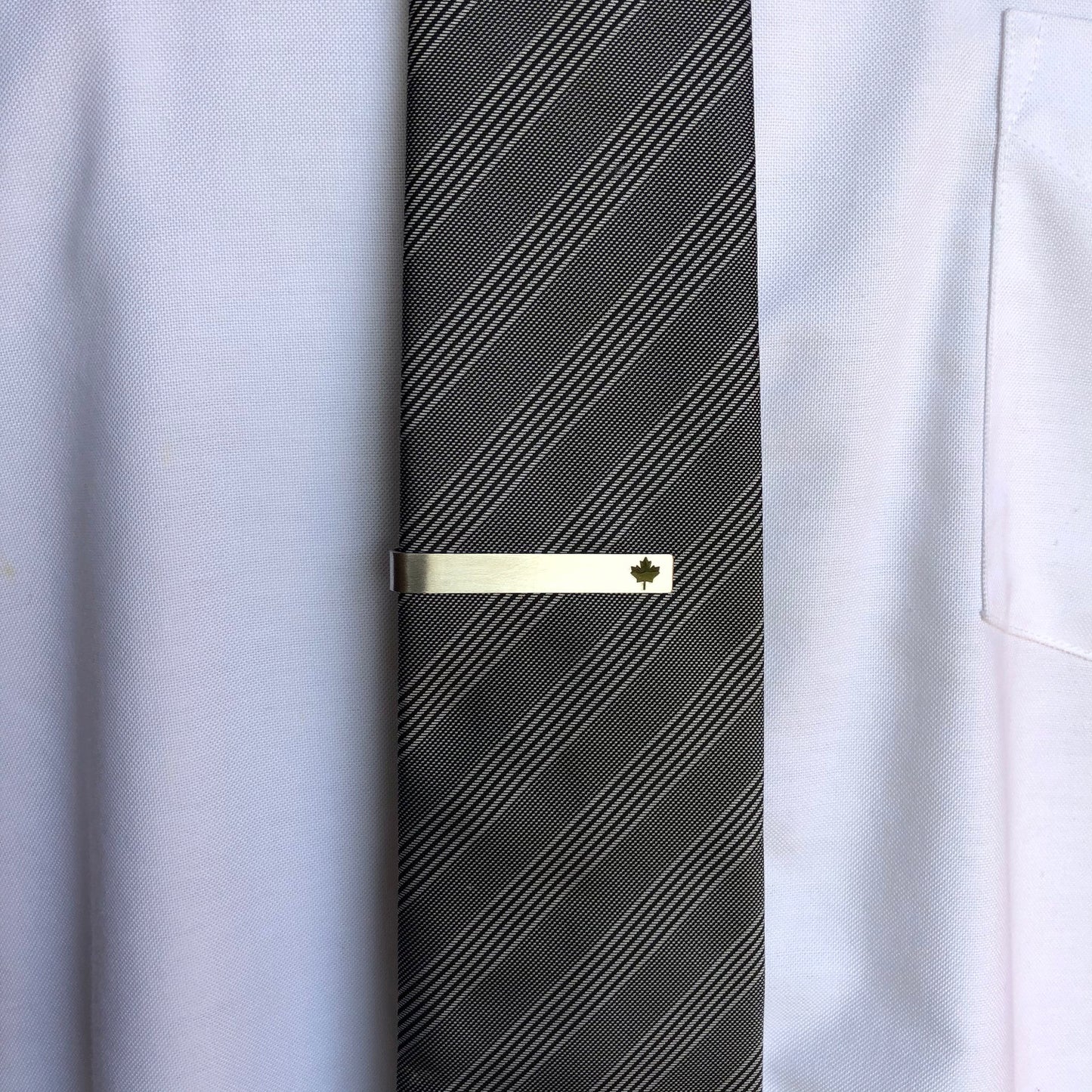 Canada Maple Leaf Tie Bar Men's Executive Tie Bar Natural Maple Leaf Tie Clip Tie Bar Canada Gift Canadian Gift