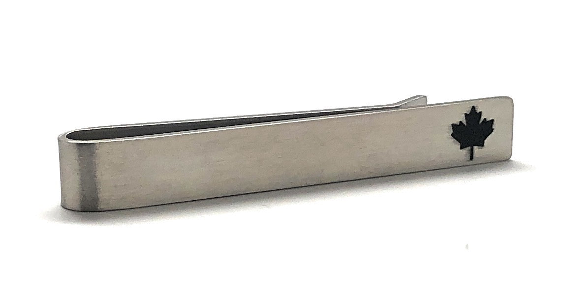 Canada Maple Leaf Tie Bar Men's Executive Tie Bar Natural Maple Leaf Tie Clip Tie Bar Canada Gift Canadian Gift
