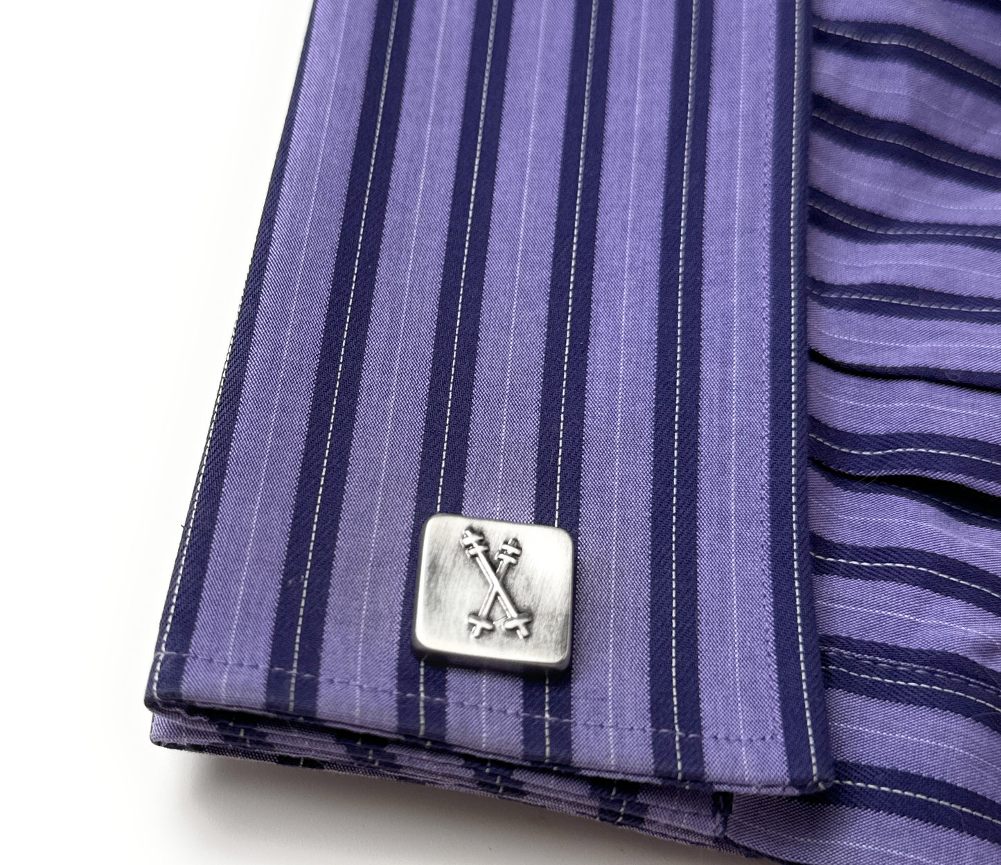 Vintage Ski Cufflinks Themed Cuff Links Ski Poles Skiing Skier Sport Cufflinks