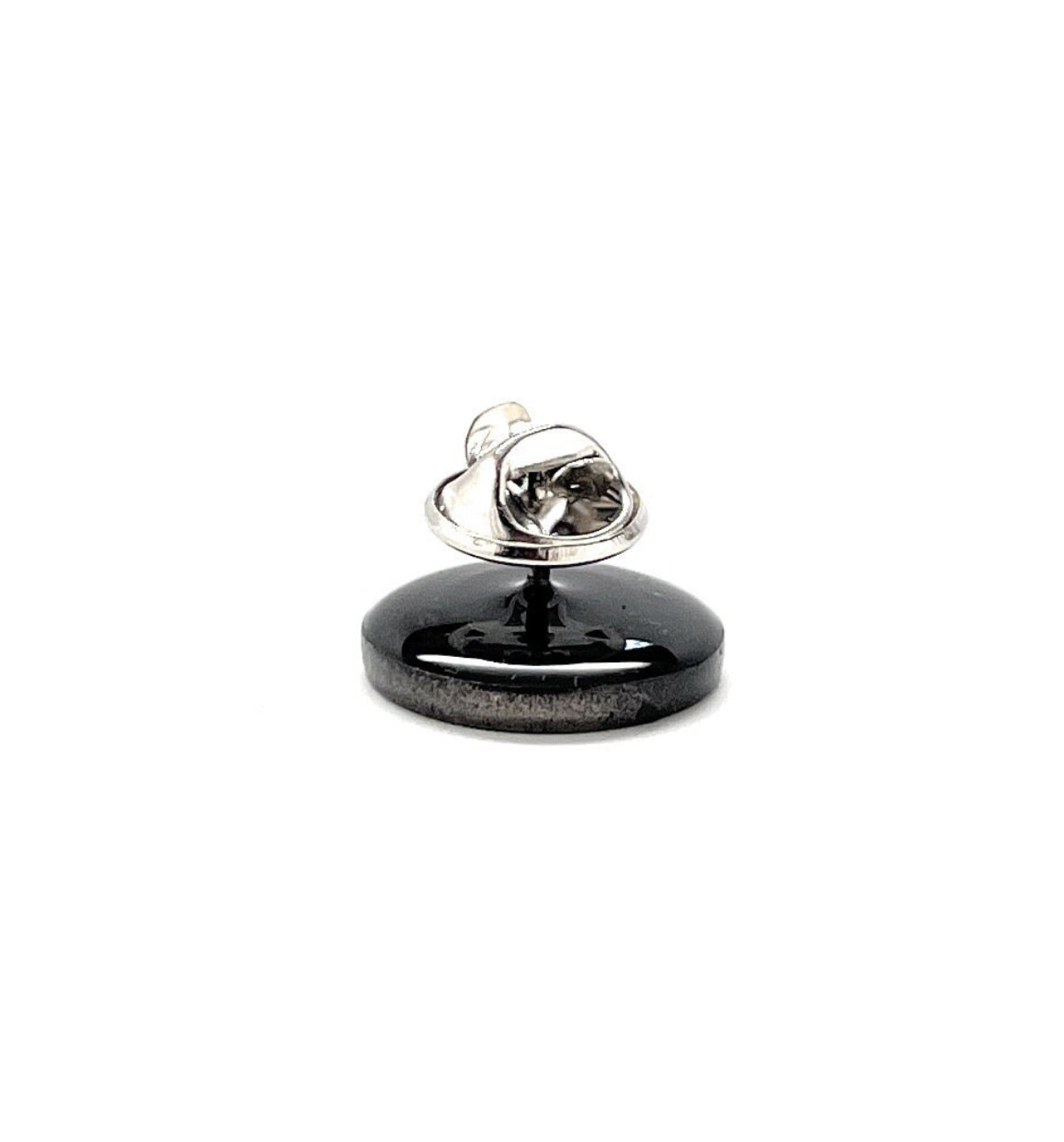 Supervillain Pin James Bond Enamel Pin Spectre White Enamel Gunmetal Finish Tie Tack Octopus Pin