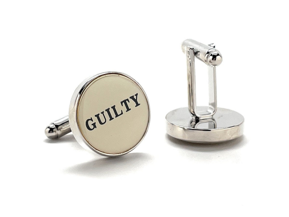Lawyer Cufflinks Guilty Not Guilty Trial Attorney Gift Lawyer Gift Judge Lawyer Cuffs Links Court Verdict Prosecutor Court Clerk Retirement