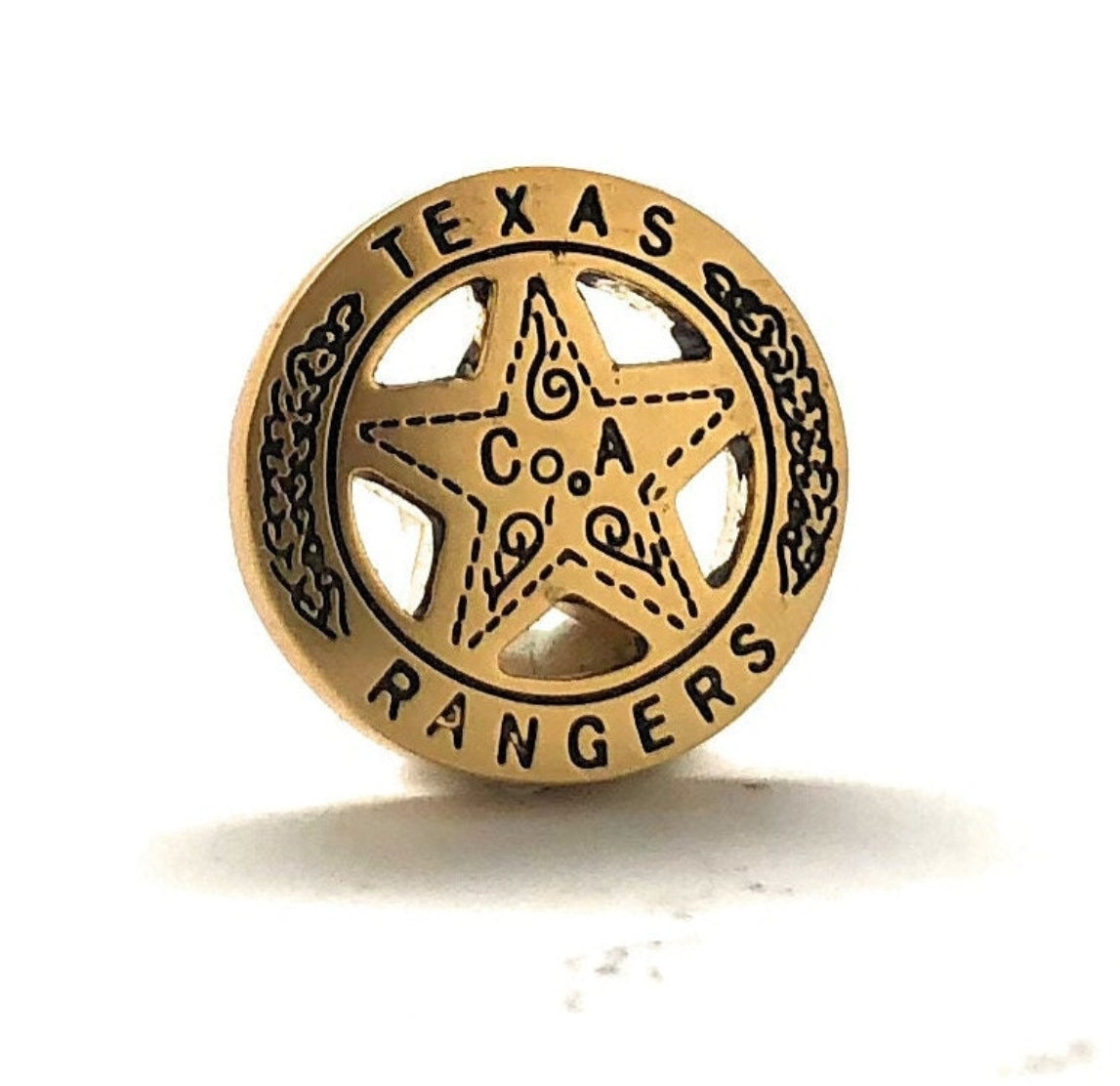 Texas Ranger Lapel Pin Law Enforcement Badge Enamel Pin State Police Big Lone Star State Tie Tack Pin Detective Texas Ranger Gift