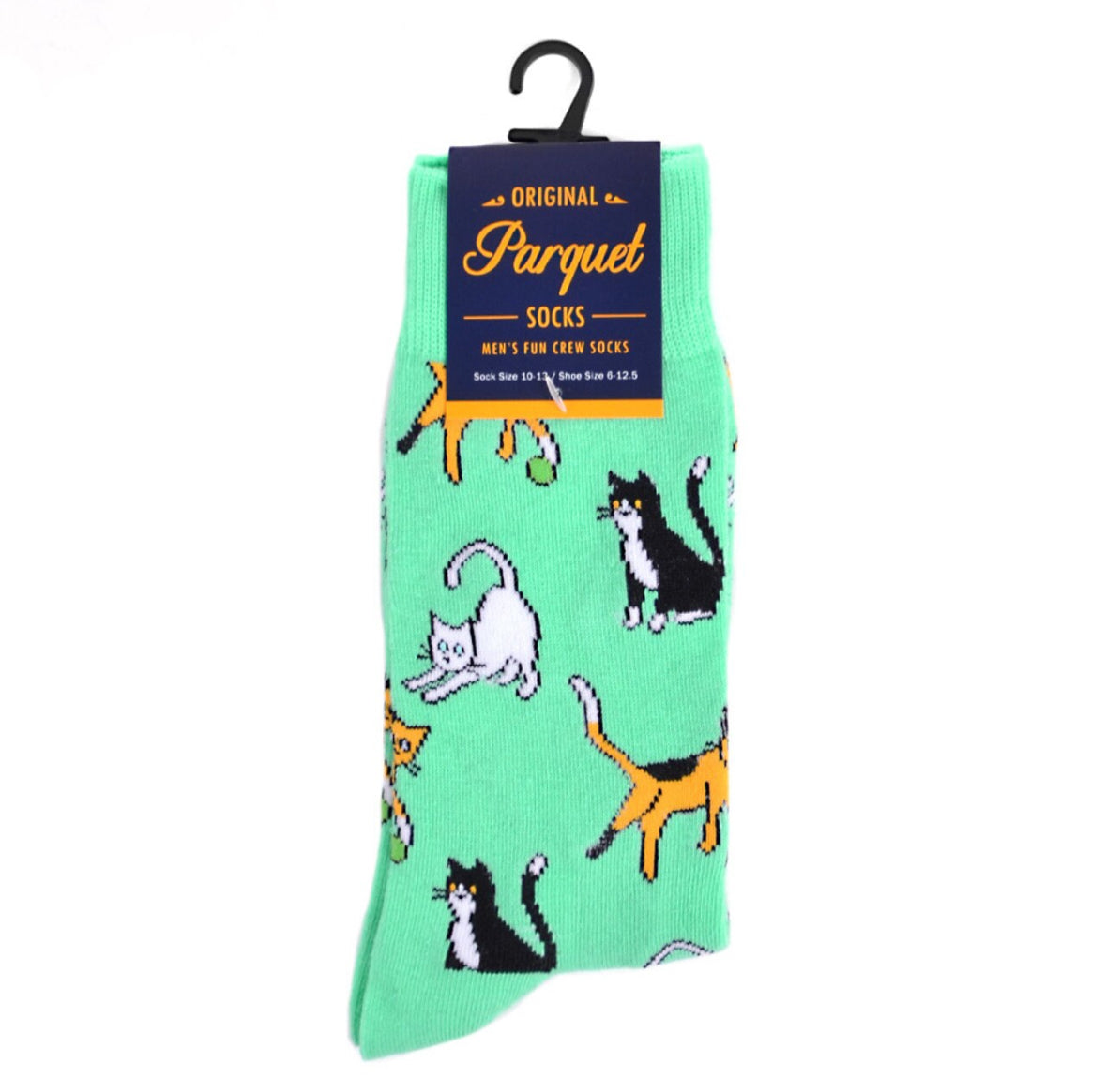Funny Socks Crazy Kitty Socks Cat Novelty Socks Playful Cat Socks