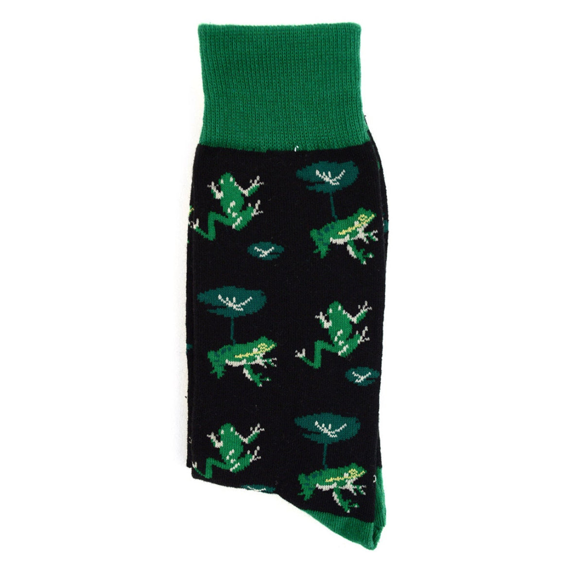 Men's Green Frog Novelty Sock Funny Socks Prince Charming Lover Gifts Cool Socks Funny Groomsmen Socks