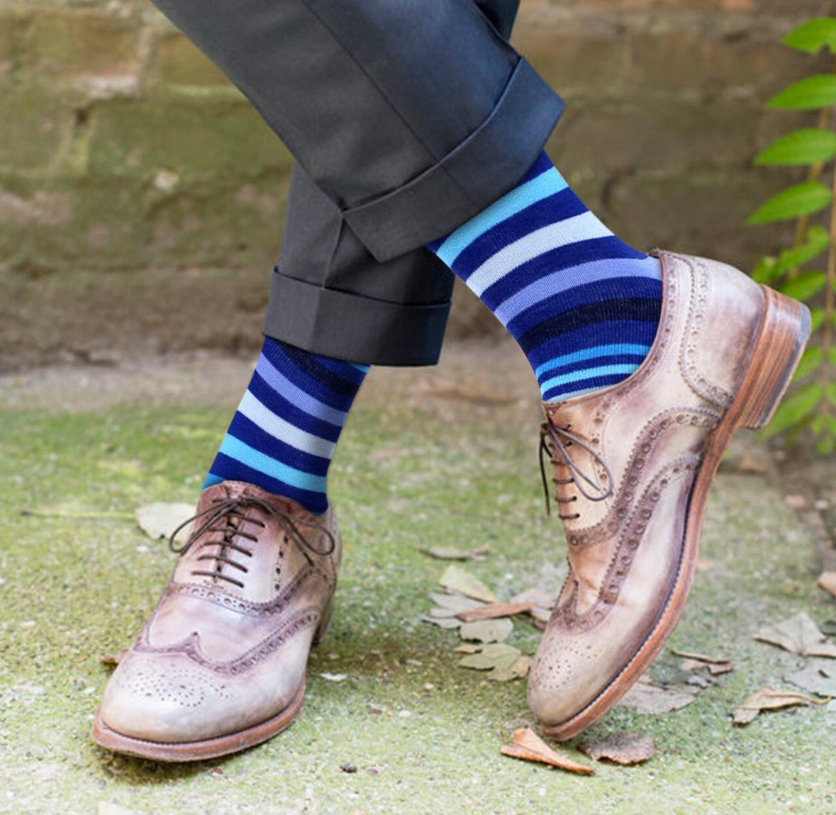 Assorted Fun Socks Men's Casual Fancy Purple Color Socks 3 Pairs Novelty Socks Funny Socks Dad Gifts Cool Socks Funny Groomsmen 3 Pack