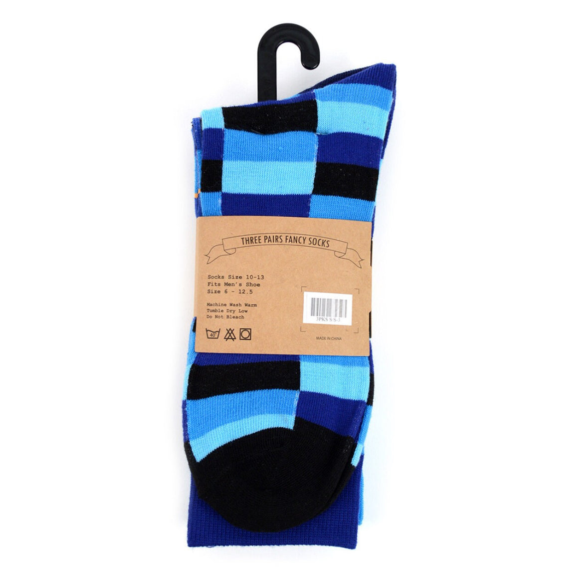Assorted Fun Socks Men's Casual Fancy Purple Color Socks 3 Pairs Novelty Socks Funny Socks Dad Gifts Cool Socks Funny Groomsmen 3 Pack