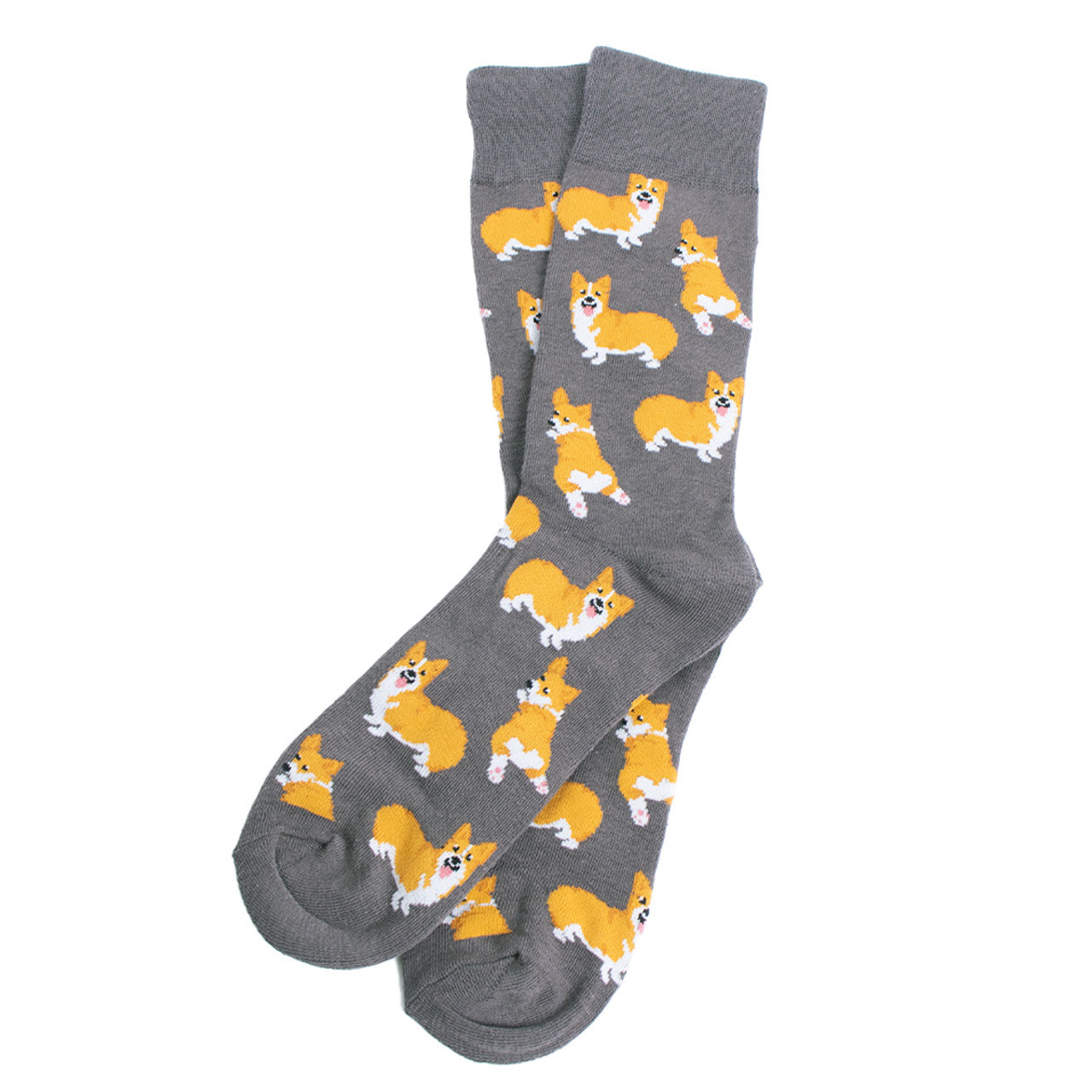 Corgis Dog Fun Socks Men's Dancing Dog Novelty Socks Funny Socks Dad Gifts Cool Socks Funny Groomsmen
