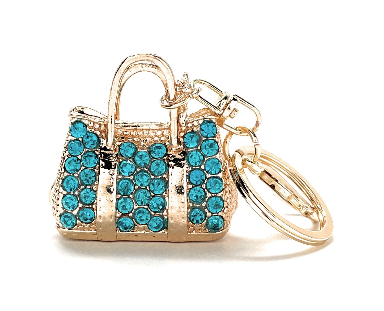 Purse Keychain Crystals with Lobster Clasp