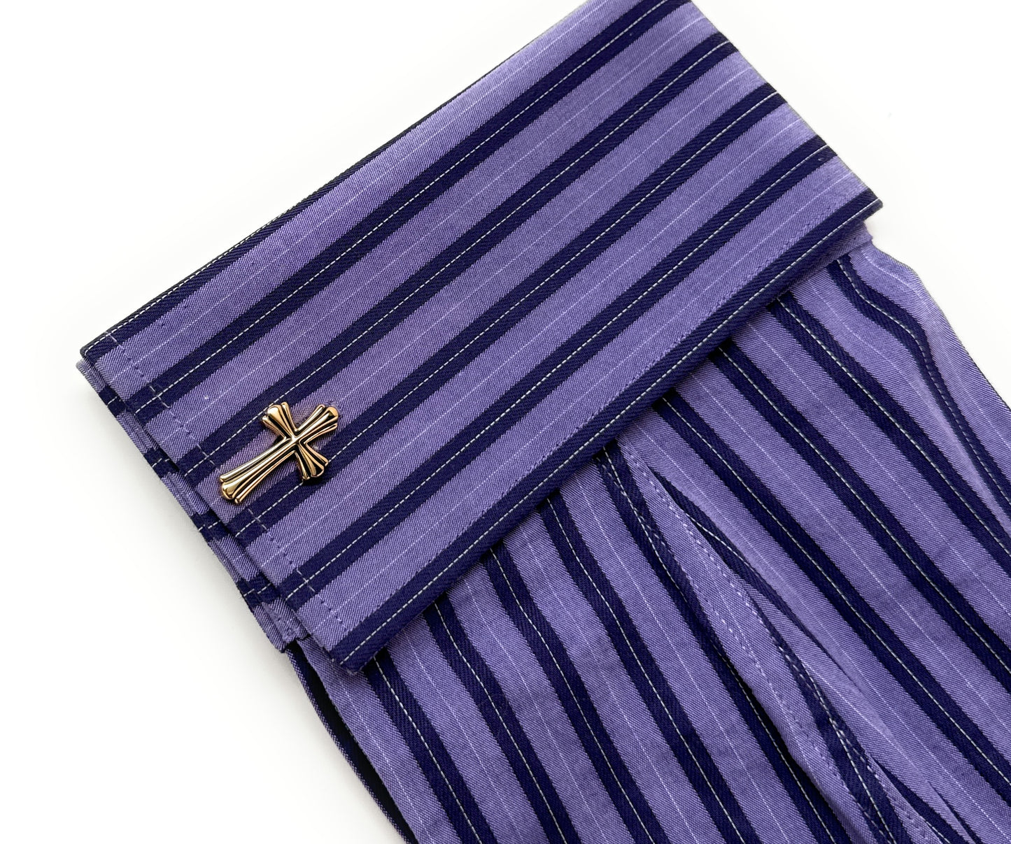 Gold Cross Cufflinks – Elegant Christian Men’s Jewelry for Weddings, Church, and Special Occasions