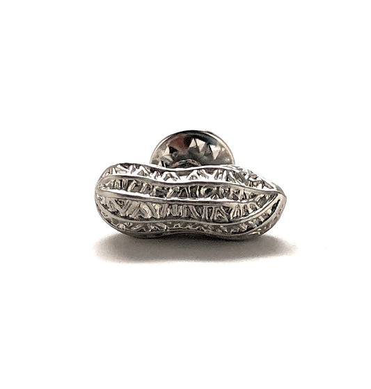 Silver Peanuts Lapel Pin