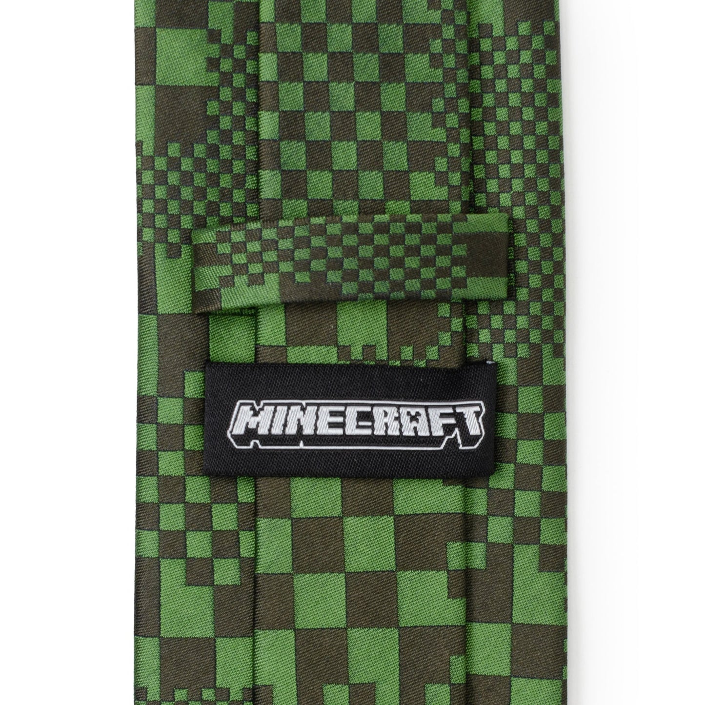 Minecraft Pixelated Creeper Green Men's Tie