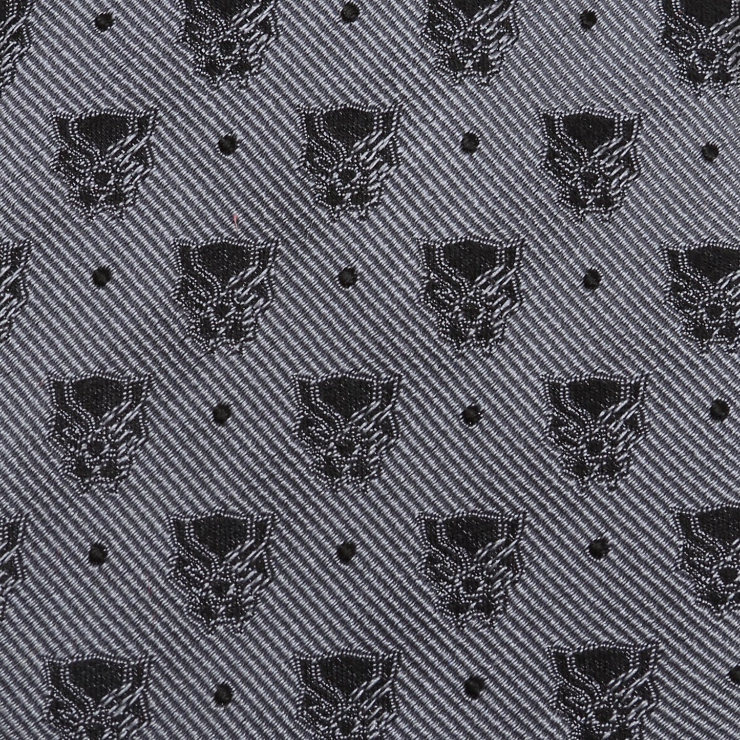 Marvel Black Panther Gray Dot Tie