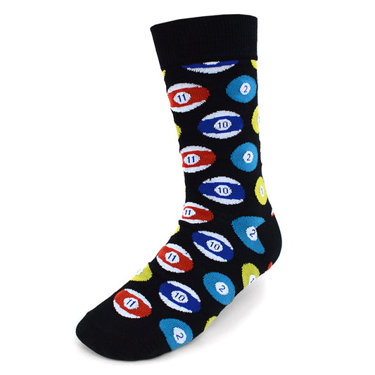 Pool Billiard Socks Personalized Socks Pocket Ball Fun Crazy Cool Socks