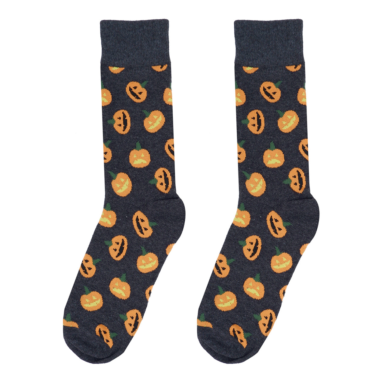 Men's Halloween Pumpkin Socks Pumpkin King Fun Crazy Party Time Socks Halloween Theme Socks