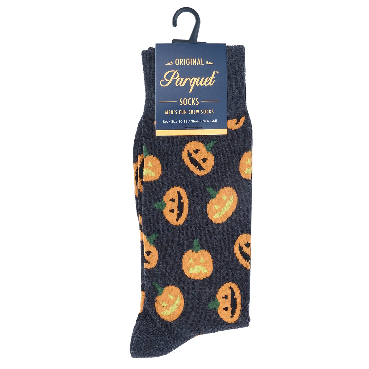 Men's Halloween Pumpkin Socks Pumpkin King Fun Crazy Party Time Socks Halloween Theme Socks
