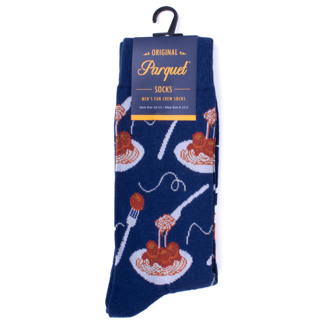 Spaghetti Dinner Socks Novelty Sock Funny Socks Spaghetti and Meatball Food Theme Socks Fun Gifts Mens Socks Funny Groomsmen Socks Italian