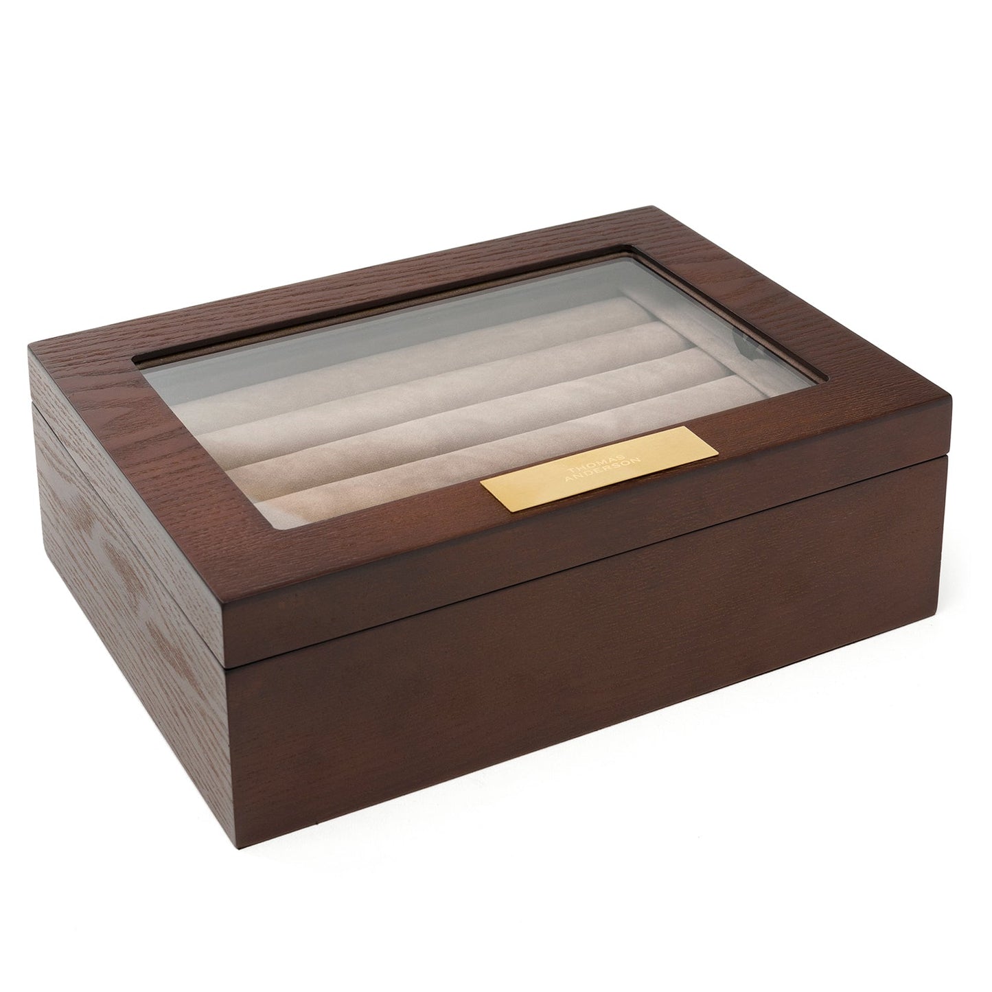 Espresso Cufflinks Collector's Case - 72 pairs