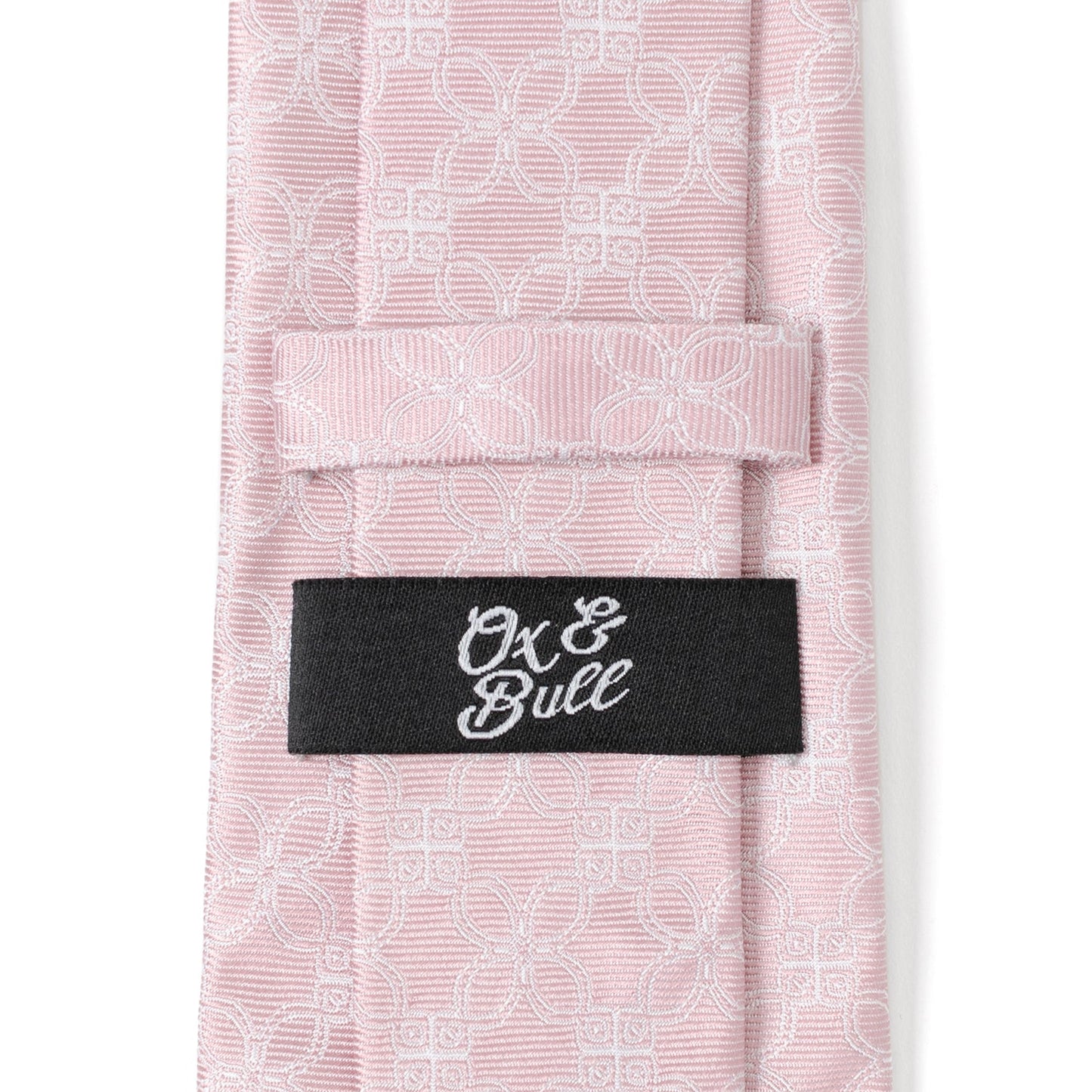 Pink Art Deco Men's Tie